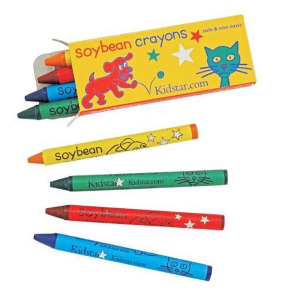 Kidstar KidSoybean 4-Pack Crayon Boxes, PK250 KSCRAY4PK